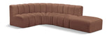 Arc Vegan Leather Modular Sofa: Elevate Your Space with Timeless Sophistication and Versatile Design