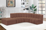 Arc Vegan Leather Modular Sofa: Elevate Your Space with Timeless Sophistication and Versatile Design