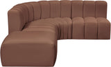 Arc Vegan Leather Modular Sofa: Elevate Your Space with Timeless Sophistication and Versatile Design