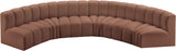 Arc Vegan Leather Modular Sofa - Elevate Your Space with Timeless Luxury and Versatile Design Options