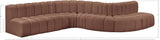 Arc Vegan Leather Modular Sofa - Elevate Your Space with Timeless Luxury and Versatile Comfort Today!
