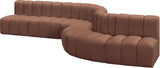 Arc Vegan Leather Modular Sofa - Elevate Your Space with Timeless Luxury and Versatile Comfort Today!