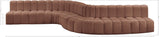 Arc Vegan Leather Modular Sofa - Elevate Your Space with Contemporary Luxury and Versatile Design