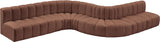 Arc Vegan Leather Modular Sofa - Elevate Your Space with Contemporary Luxury and Versatile Design