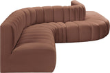 Arc Vegan Leather Modular Sofa - Elevate Your Space with Contemporary Luxury and Versatile Design