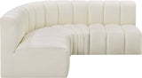 Arc Vegan Leather Modular Sofa - Elevate Your Space with Luxurious Design and Versatile Comfort