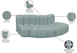 Arc Vegan Leather Modular Sofa - Elevate Your Space with Luxurious Comfort and Stylish Versatility