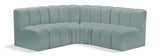 Arc Vegan Leather Modular Sofa - Elevate Your Space with Luxurious Design and Versatile Comfort