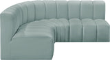 Arc Vegan Leather Modular Sofa - Elevate Your Space with Luxurious Design and Versatile Comfort