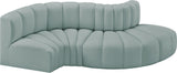 Arc Vegan Leather Modular Sofa – Elevate Your Space with Timeless Luxury and Versatile Design