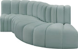 Arc Vegan Leather Modular Sofa – Elevate Your Space with Timeless Luxury and Versatile Design