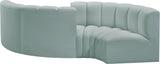 Arc Vegan Leather Modular Sofa - Elevate Your Space with Timeless Sophistication and Versatile Design