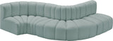 Arc Vegan Leather Modular Sofa – Elevate Your Space with Modern Luxury and Versatile Design Options