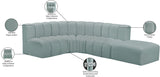 Arc Vegan Leather Modular Sofa: Elevate Your Space with Timeless Sophistication and Versatile Design
