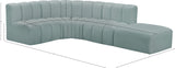 Arc Vegan Leather Modular Sofa: Elevate Your Space with Timeless Sophistication and Versatile Design