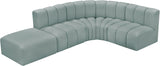 Arc Vegan Leather Modular Sofa: Elevate Your Space with Timeless Sophistication and Versatile Design