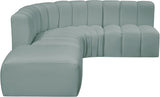 Arc Vegan Leather Modular Sofa: Elevate Your Space with Timeless Sophistication and Versatile Design