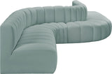 Arc Vegan Leather Modular Sofa - Elevate Your Space with Contemporary Luxury and Versatile Design