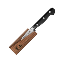 TV2 Series 2.75-Inch Peeling Knife with Wood Sheath, Forged Swedish 14C28N Steel, 1022780