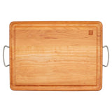 ZWILLING Cherry Wood Carving Board with Handles