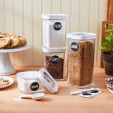 ZWILLING Fresh & Save Cube Boxes, Plasic, Airtight Dry Food Storage Container, Small Tall Cube, 3S Container, 1.4-qt