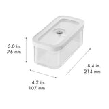 ZWILLING Fresh & Save Cube Box, Plasic, Airtight Dry Food Storage Container, Medium Cube, M Container, .74-qt