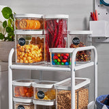 ZWILLING Fresh & Save Cube Box, Plasic, Airtight Dry Food Storage Container, Medium X-Tall Cube, 3M Container, 3-qt