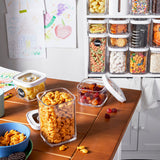 ZWILLING Fresh & Save Cube Box, Plasic, Airtight Dry Food Storage Container, Medium X-Tall Cube, 3M Container, 3-qt
