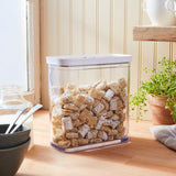 ZWILLING Fresh & Save Cube Box, Plasic, Airtight Dry Food Storage Container, Medium X-Tall Cube, 3M Container, 3-qt