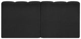 Arc Vegan Leather Modular Sofa - Luxurious Design with Deep Channel Tufting for Chic Interiors