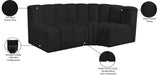 Arc Vegan Leather Modular Sofa - Modern Elegance with Deep Channel Tufting for Versatile Living Spaces