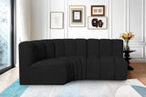 Arc Vegan Leather Modular Sofa - Modern Elegance with Deep Channel Tufting for Versatile Living Spaces
