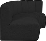 Arc Vegan Leather Modular Sofa - Modern Elegance with Deep Channel Tufting for Versatile Living Spaces