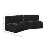 Arc Vegan Leather Modular Sofa - Elevate Your Space with Contemporary Luxury and Versatile Design