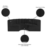 Arc Vegan Leather Modular Sofa - Elevate Your Space with Luxurious Design and Versatile Style Options