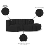 Arc Vegan Leather Modular Sofa – Elevate Your Space with Timeless Luxury and Versatile Design