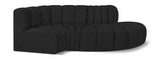 Arc Vegan Leather Modular Sofa – Elevate Your Space with Timeless Luxury and Versatile Design