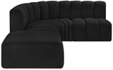 Arc Vegan Leather Modular Sofa: Elevate Your Space with Timeless Sophistication and Versatile Design