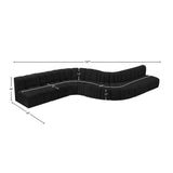 Arc Vegan Leather Modular Sofa - Elevate Your Space with Contemporary Luxury and Versatile Design