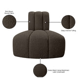 Arc Vegan Leather Modular Corner Chair - Elevate Your Space with Modern Luxury and Timeless Design