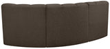Arc Vegan Leather Modular Sofa - Modern Elegance with Deep Channel Tufting for Versatile Living Spaces