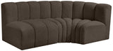 Arc Vegan Leather Modular Sofa - Modern Elegance with Deep Channel Tufting for Versatile Living Spaces
