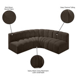 Arc Vegan Leather Modular Sofa - Elevate Your Space with Luxurious Design and Versatile Comfort