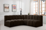 Arc Vegan Leather Modular Sofa - Elevate Your Space with Luxurious Design and Versatile Comfort