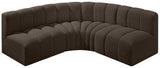 Arc Vegan Leather Modular Sofa - Elevate Your Space with Luxurious Design and Versatile Comfort