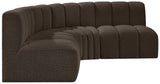 Arc Vegan Leather Modular Sofa - Elevate Your Space with Luxurious Design and Versatile Comfort