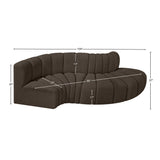 Arc Vegan Leather Modular Sofa – Elevate Your Space with Timeless Luxury and Versatile Design