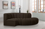 Arc Vegan Leather Modular Sofa – Elevate Your Space with Timeless Luxury and Versatile Design