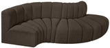 Arc Vegan Leather Modular Sofa – Elevate Your Space with Timeless Luxury and Versatile Design