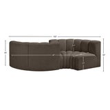Arc Vegan Leather Modular Sofa - Elevate Your Space with Timeless Sophistication and Versatile Design